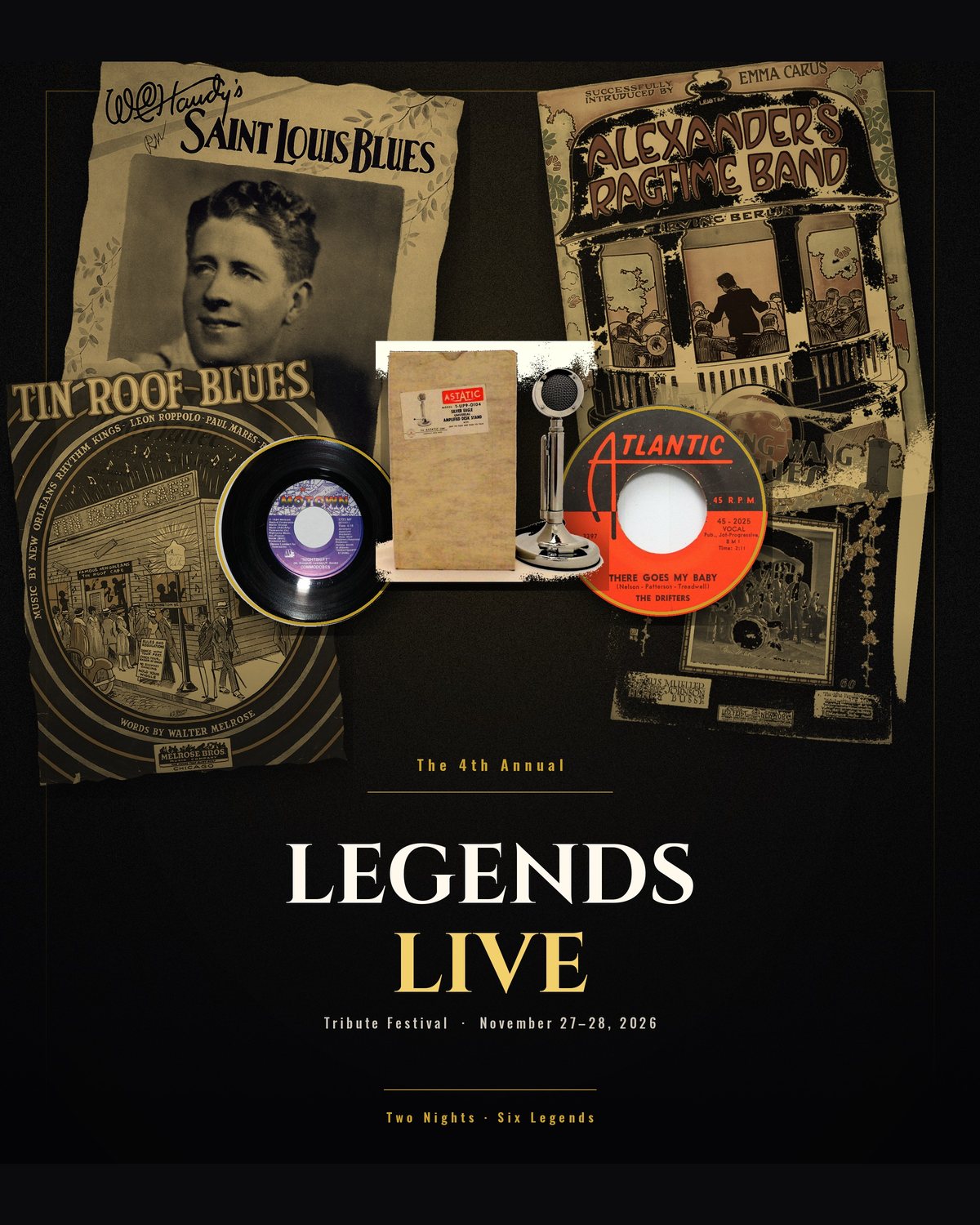 Legends Live Tribute Festival collage