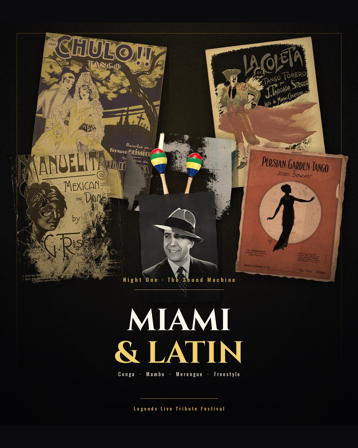 Miami & Latin collage